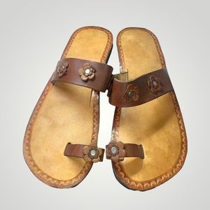 Floral Huarache Sandals